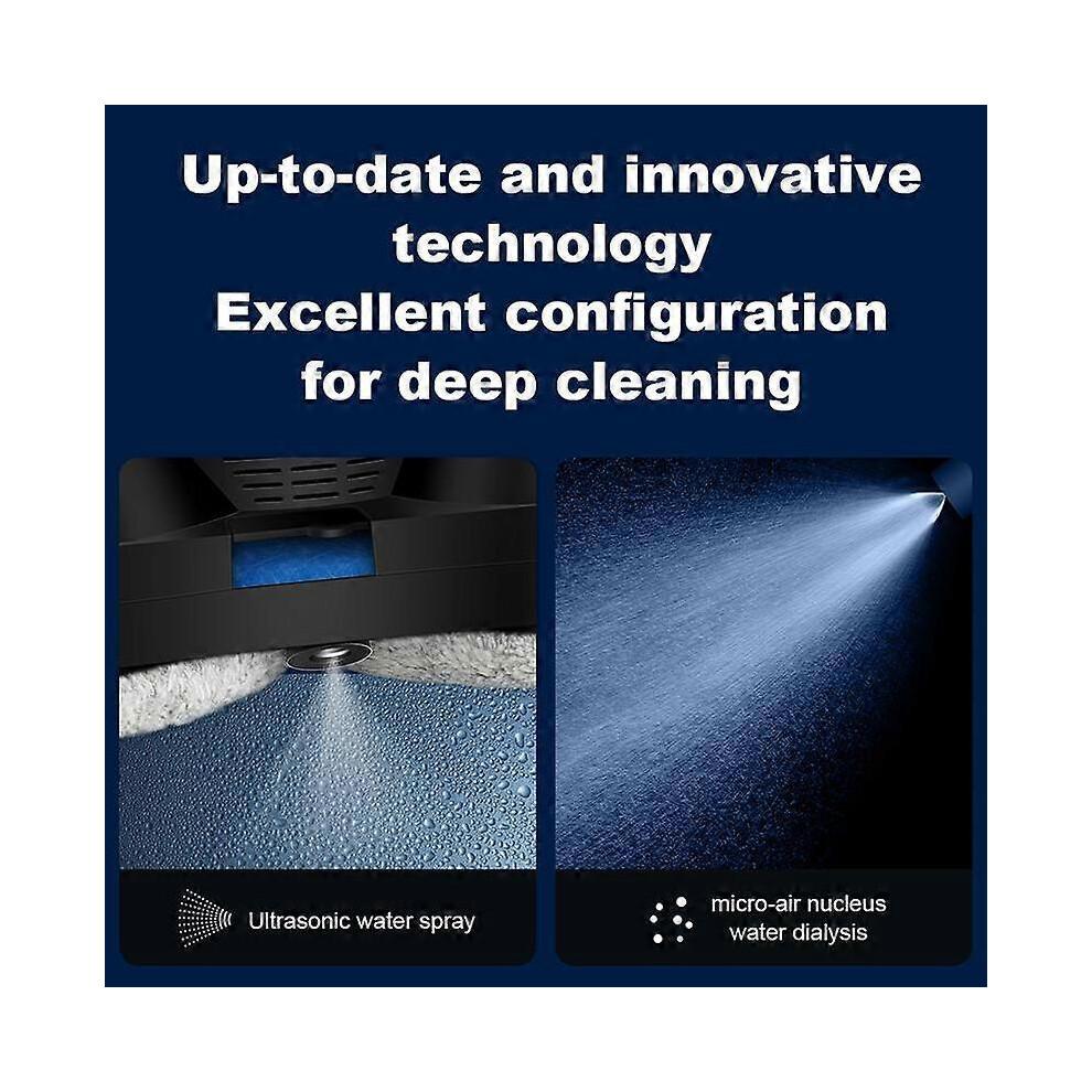 LIECTROUX HCR-10 Robot per la pulizia delle finestre Spruzzo d'acqua Robot automatico per tergicristallo Aspirapolvere Elettrico per finestre per elettrodomestici