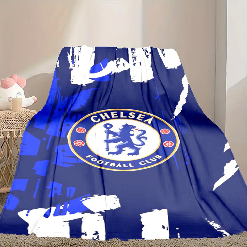[Chelsea FC Decke] Kreative Decke für Frauen Männer Familie Freund zum Geburtstag Muttertag Vatertag Valentinstag