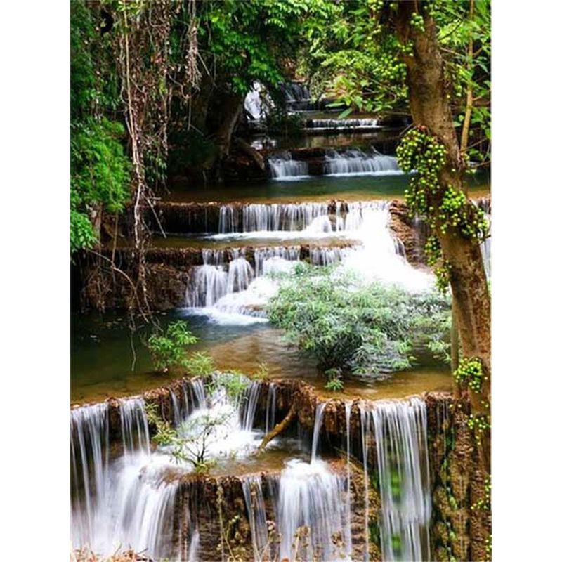 5D Diamond Painting Full Drill Square Waterfall Diamond Embroidery Sale  Rhinestones Pictures Diamond Art