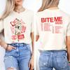Renee Rapp Bite Me Tour 2025 Geïnspireerd Dubbelzijdig Unisex T-shirt Gratis Verzending