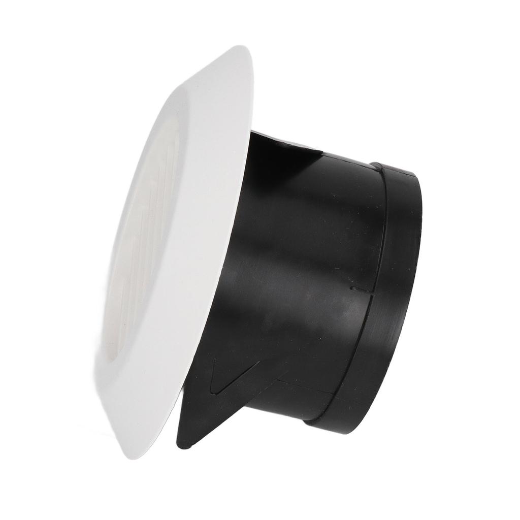 Round Air Vent ABS Louver Grille Cover Soffit for Bathroom Office Kitchen Ventilation 4in