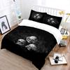 Skulls and Decorative Patterns Print Bedding Set 1 Duvet Cover 2 Pillowcases for Adult and Children Luxury Gift Full Size