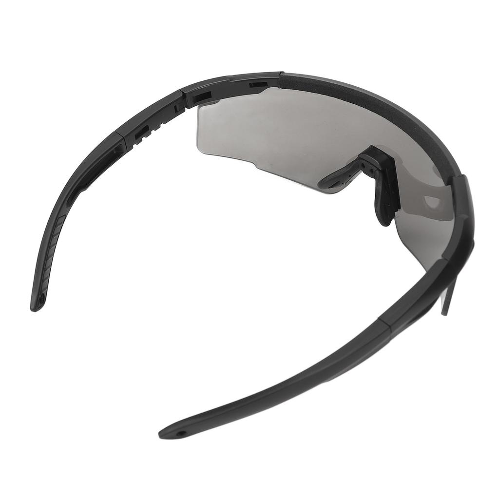 Schießbrille Beschlagschutz Augenschutzbrille mit Kurzsichtigkeitsbrillengestell zum Reiten Skifahren Schwarz