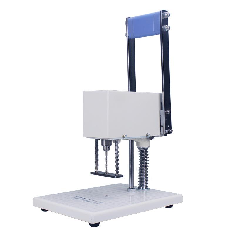 Multi Functional Electric Punching Machine Archive Voucher Document Paper Labor-saving Punching and Binding Machine серый