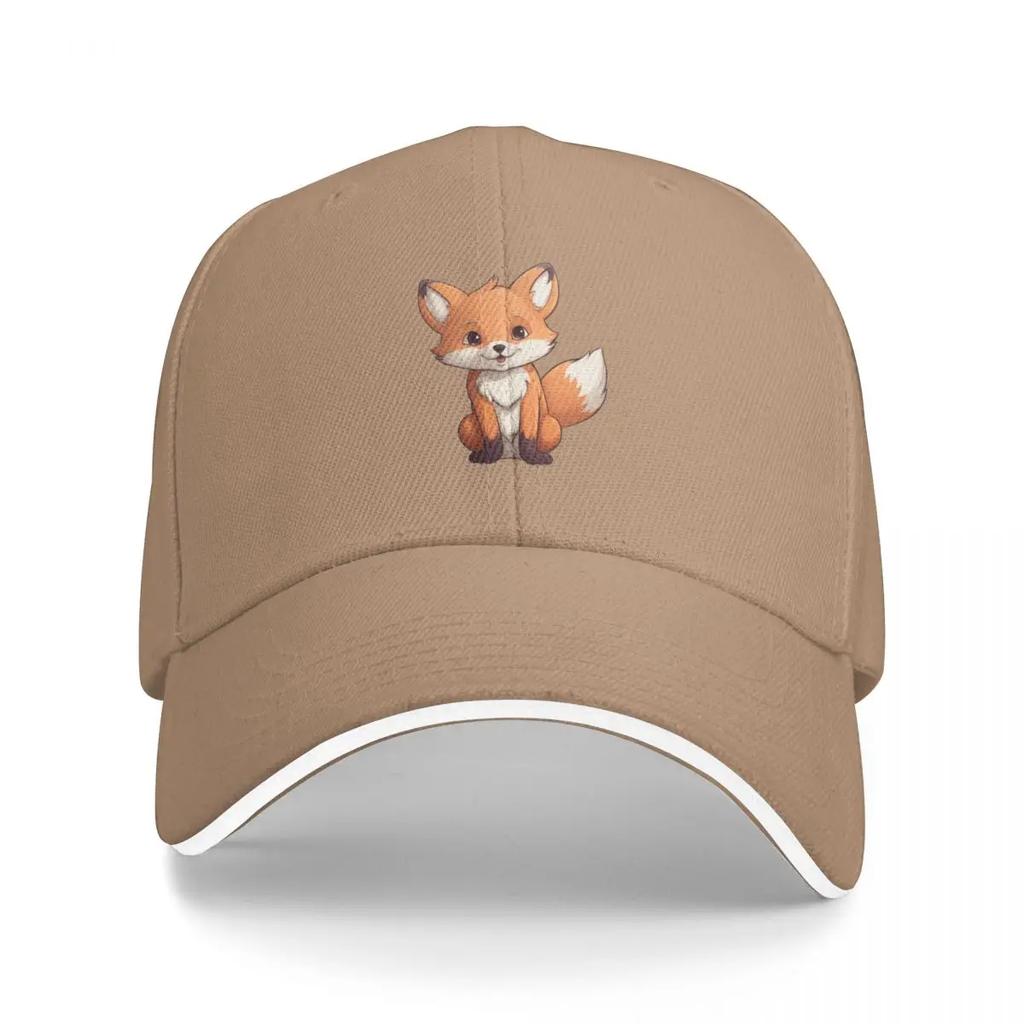 Cute Little Baby Fox Baseball Cap sailor cap for Unisex golf hat genuine Unisex Women's