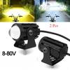 2Pcs 12W Motorcycle Spotlights  Waterproof Driving Lamp Dual Colour Fog Spot Light for Motorcycle Truck ATV
