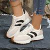 Baskets décontractées pour femme style Dad Confortables Plateforme Épaisse Chaussures de Course Antidérapantes à Lacets Respirantes Chaussures de Marche pour Femme Entraînement Baskets de Tennis