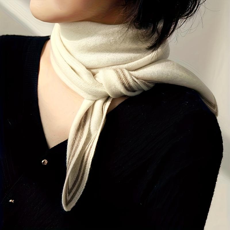 100% Australian Wool Scarf for Women and Men, Autumn Winter Thermal Versatile Neck Warmer with Brand Matching