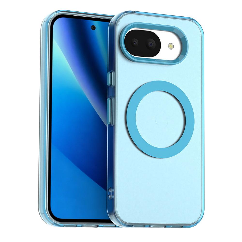 Transparent Candy Colorful Magnet Adsorption Case For Pixel 10a 10 Pro XL 10 Google Pixel 9a 9 pro xl 8 pro Protective Cover