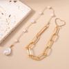 Elegant Water Drop Pearl Choker Necklaces Pendants for Women Girls Party Jewelry Gifts