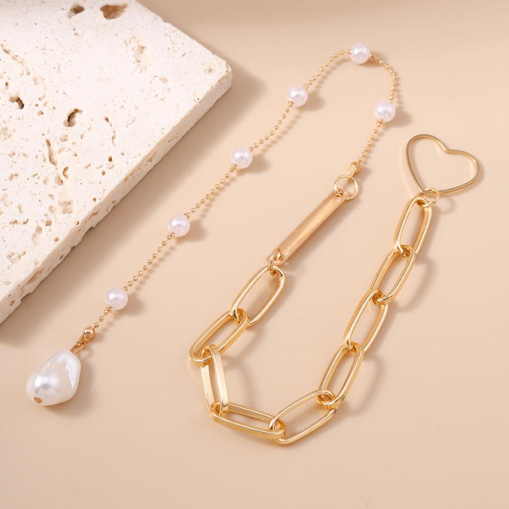 Elegant Water Drop Pearl Choker Necklaces Pendants for Women Girls Party Jewelry Gifts