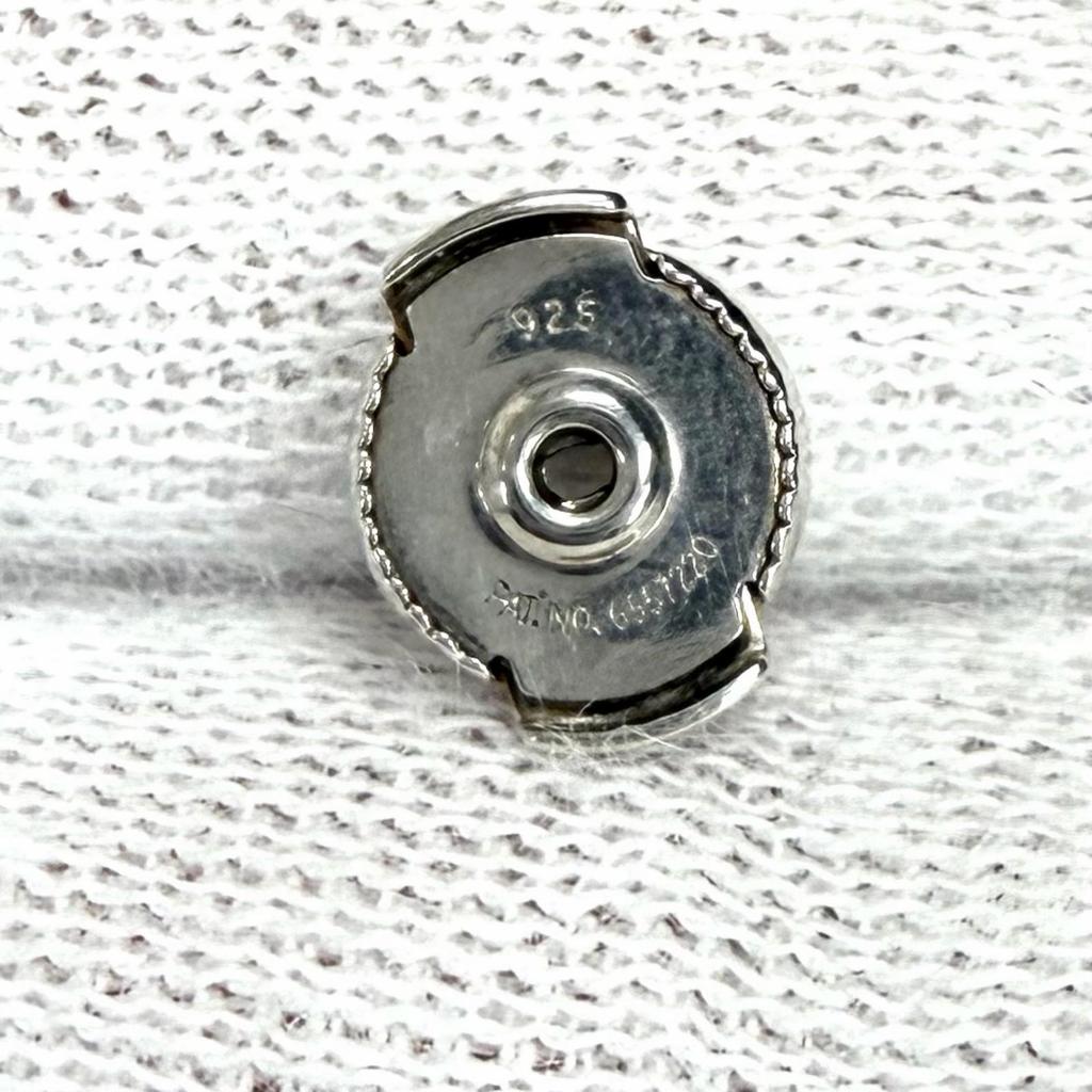 Great HERMES Pierce Exlibris PM Silver AG925 Women Used