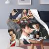 Manta de Lee Dong Wook Manta de Franela para Sofá Mantas Portátiles para Sofá Ropa de Cama Mantas de Viaje Colcha Colcha