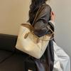 Woven Texture Women's Large Capacity Tote: 2026 High-End Casual Work & Commute Shoulder Bag