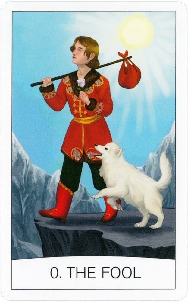 Kancharo 78-Card Tarot Card Set [The One World Tarot] Includes Japanese Tarot Card Instructions & Pouch (Authentic)