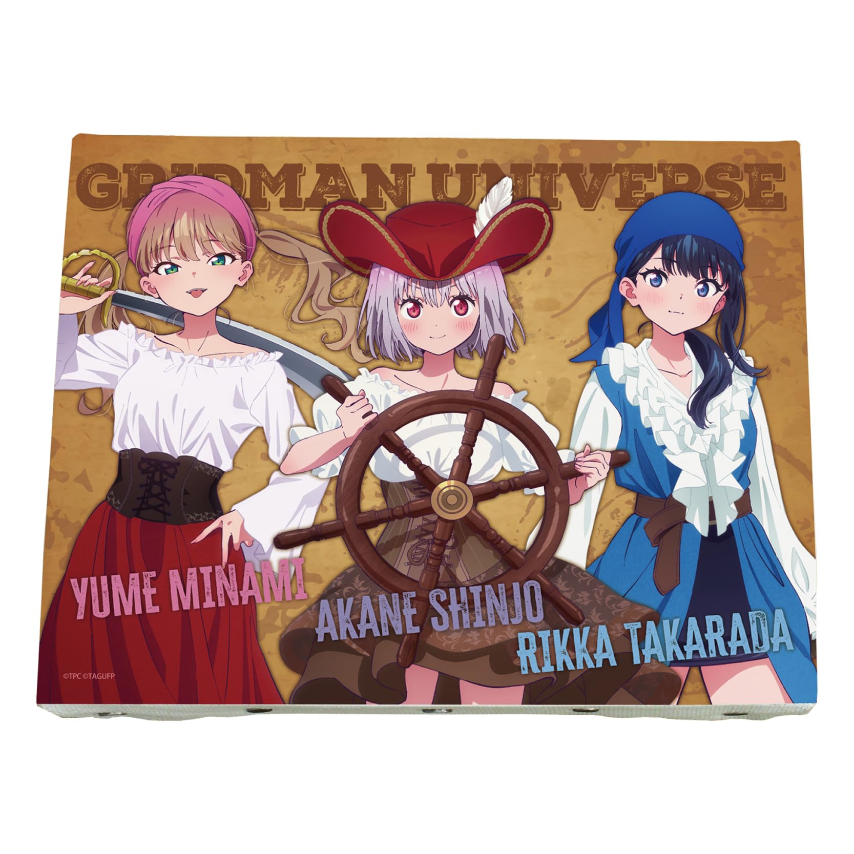 

Gridman Universe 03 Takarada Rikka & Shinjo Akane & Minami Yume Pirate ver. [Original Illustration] Canvas Board