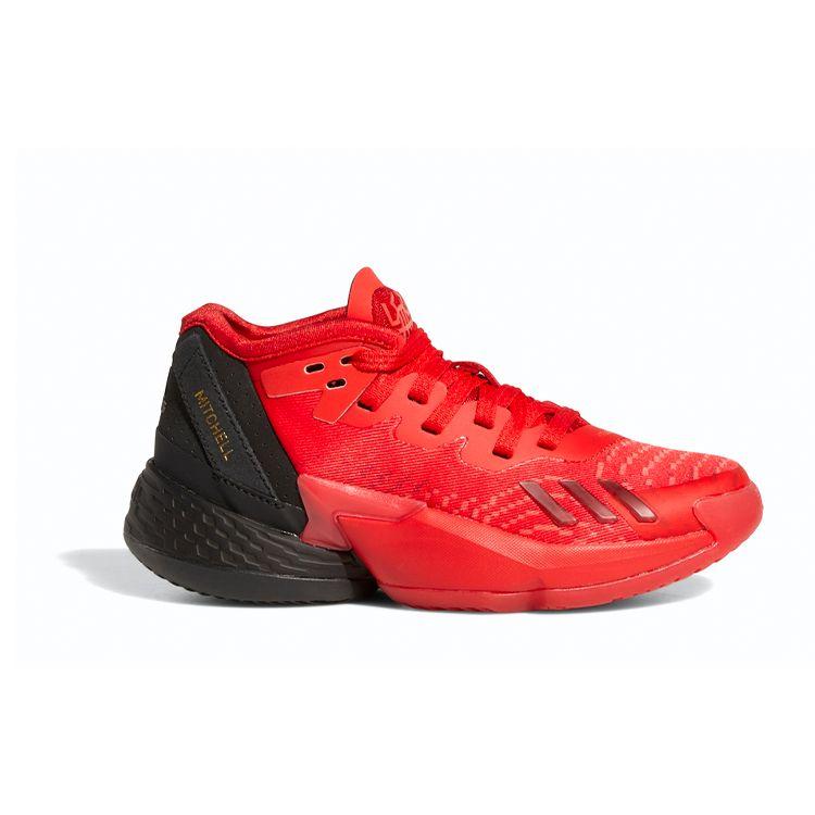 Adidas D.O.N. Issue #4 Big Kid Future of Fast Kids Sneakers Red Vivid-Red Core-Black GW9003