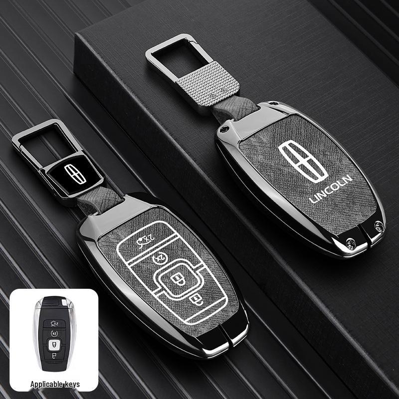 Lincoln Adventure Key Case: Fits Navigator, Aviator, MKZ, Continental, MKC, MKX Models