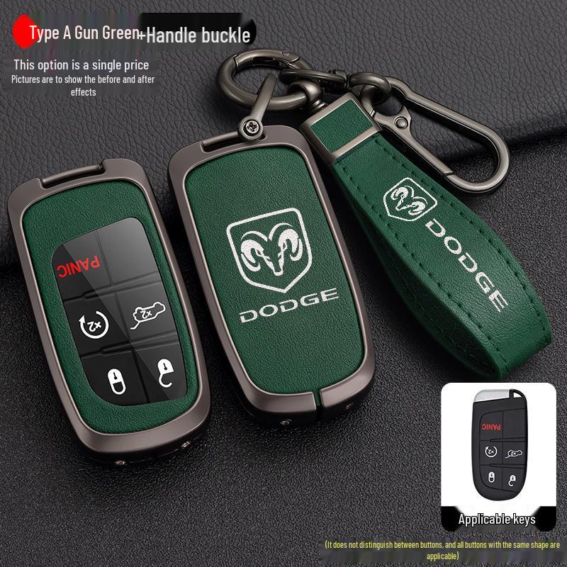 Dodge Journey Key Cover for 13/14/15/16 Models - Durable Shell and Buckle Design