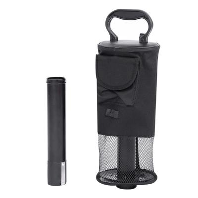 Portable Golf Ball Picker Pick Ups Retrievers Pocket Storage Bag Scooping Device Black