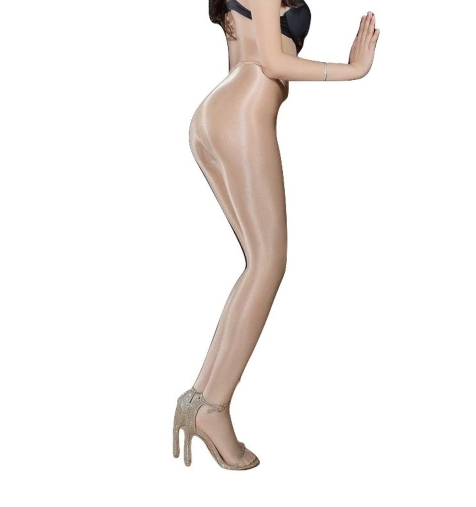 Ms Life Smooth Fit Shiny Dance Tights 70 Denier Pantyhose All-Through (Nude)