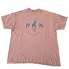 Vintage 1990s George Clay Dyed Atlanta Olympics Graphic T-shirt.