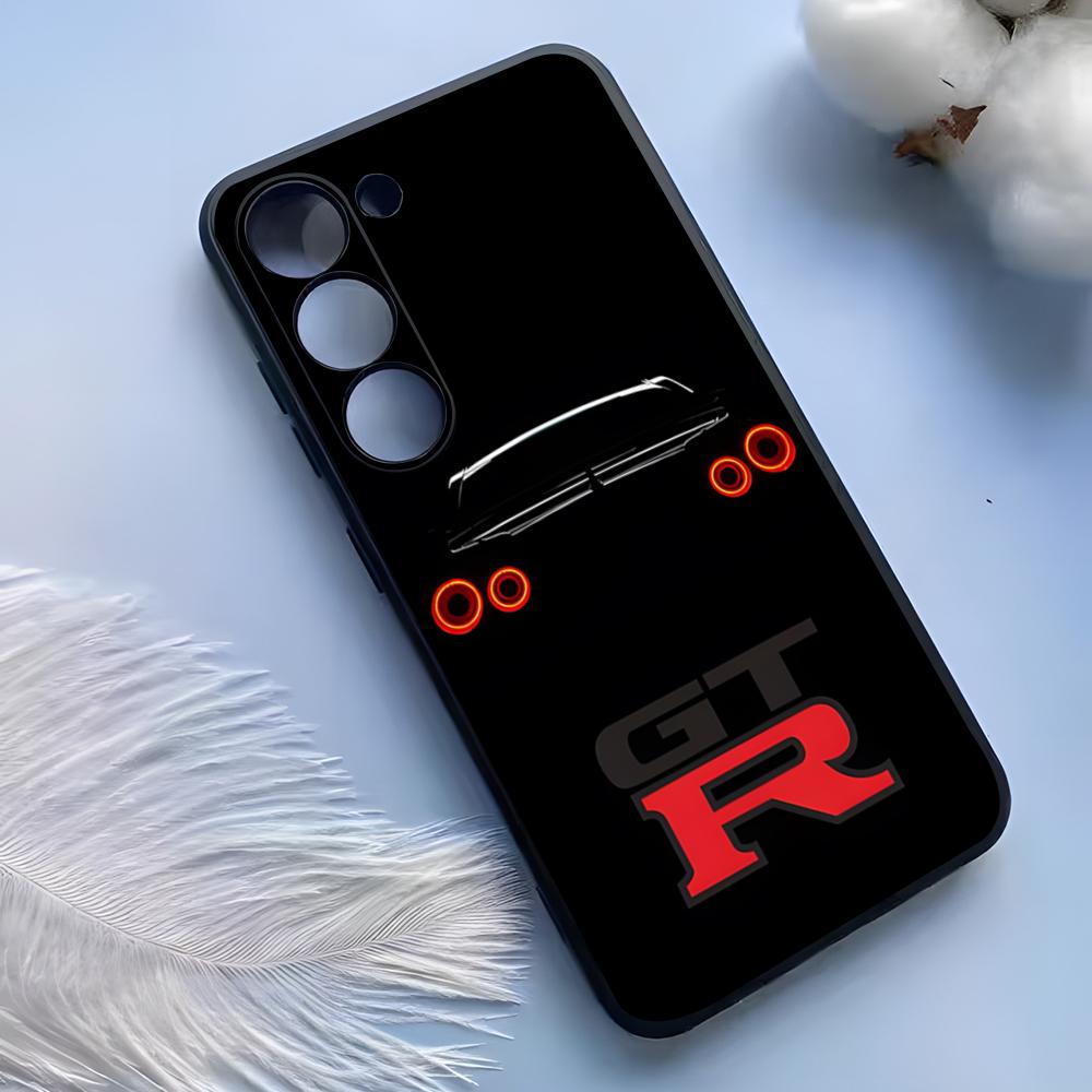 S-Skyline GTR Pouzdro na telefon Pro Samsung S25 Ultra S24 S23 S22 S21 S20 Plus Fe Galaxy A54 A53 A34 A25 Silikonový kryt