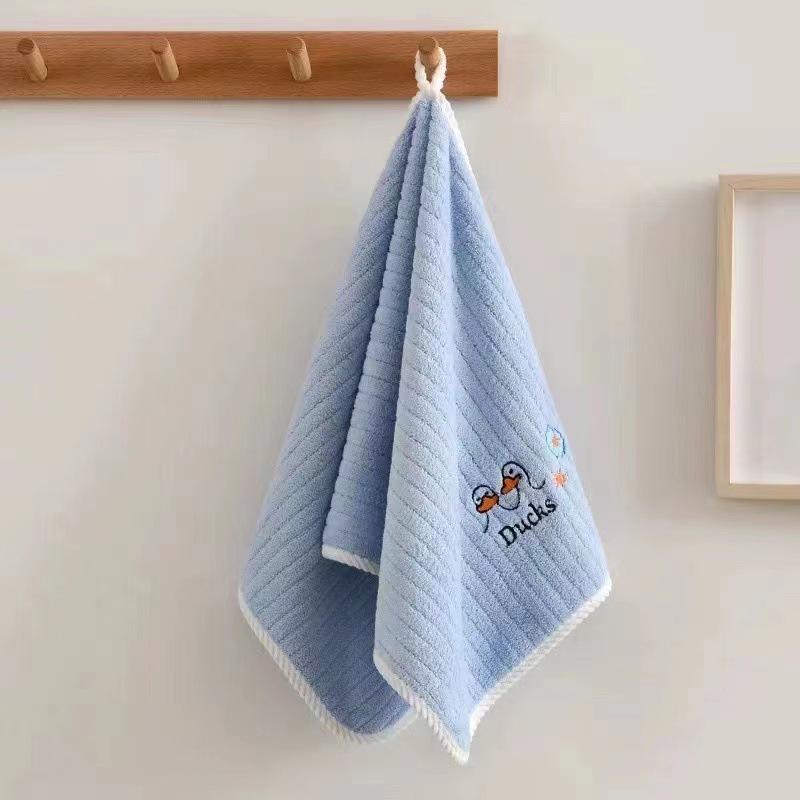 Cartoon Children's Towel Coral Fleece Face Towel Soft Small Towel