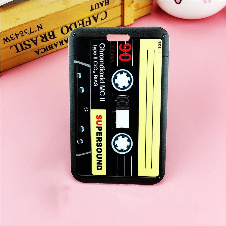 

Creative Camera ABS Slide Card Holder for Student ID, Meal, Bus, and Campus Cards