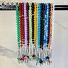 Kristall Gebetsperlen Quasten Handarmband Islamisch 33 Perlen Rosenkranz Armband Religiöser Schmuck Geschenk für Männer Frauen