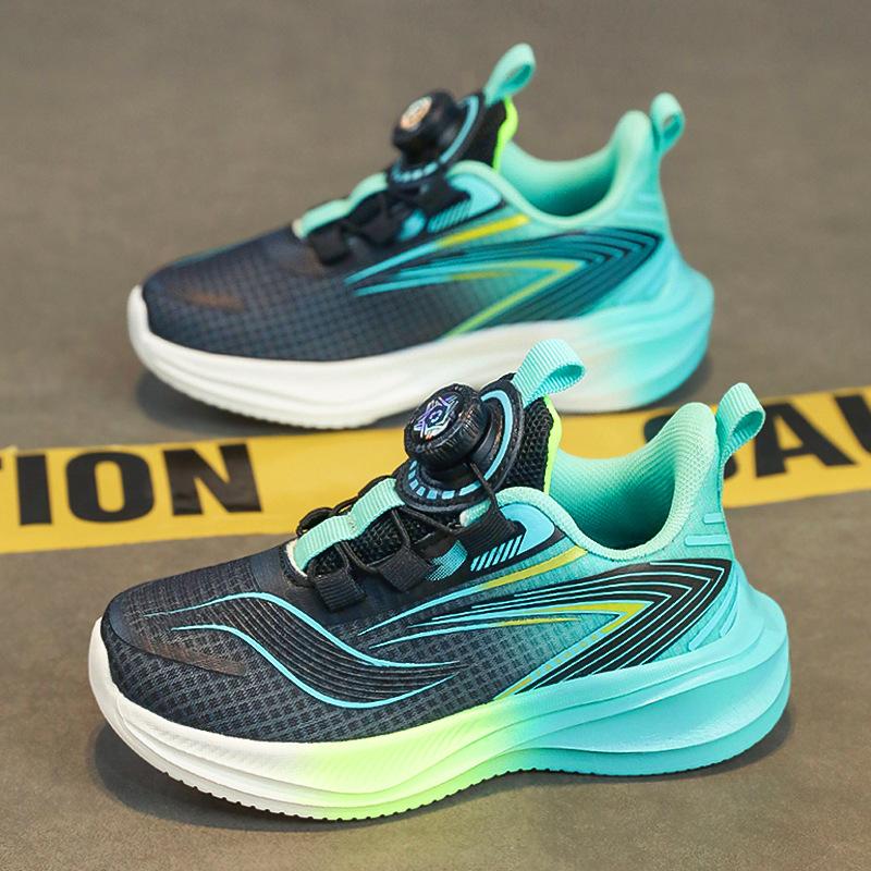 Girls Shoes Red Rabbit 7 Running Shoes 2025 New Summer Children's Soft-soled Rotating Buckle Sneakers Girls Light