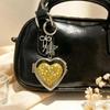 Ins Mini Cute Mirror Pendant Keychain Portable Makeup Cute Girl Style Bag Accessories Gift