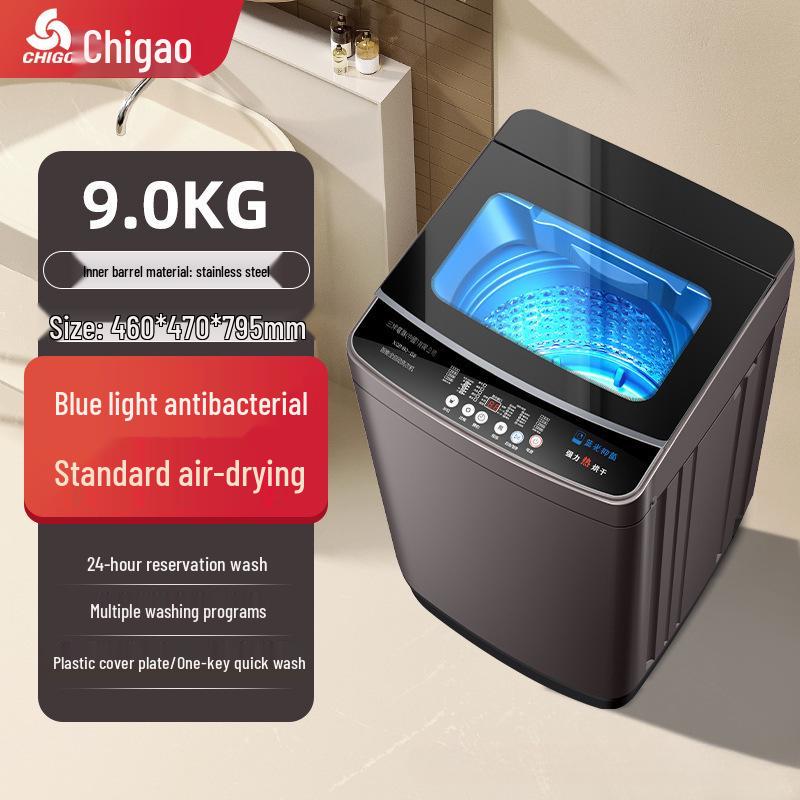 Hot Selling Fully Automatic 8kg Washing Machine: Large Capacity Wash & Dry Combo for Small Spaces
