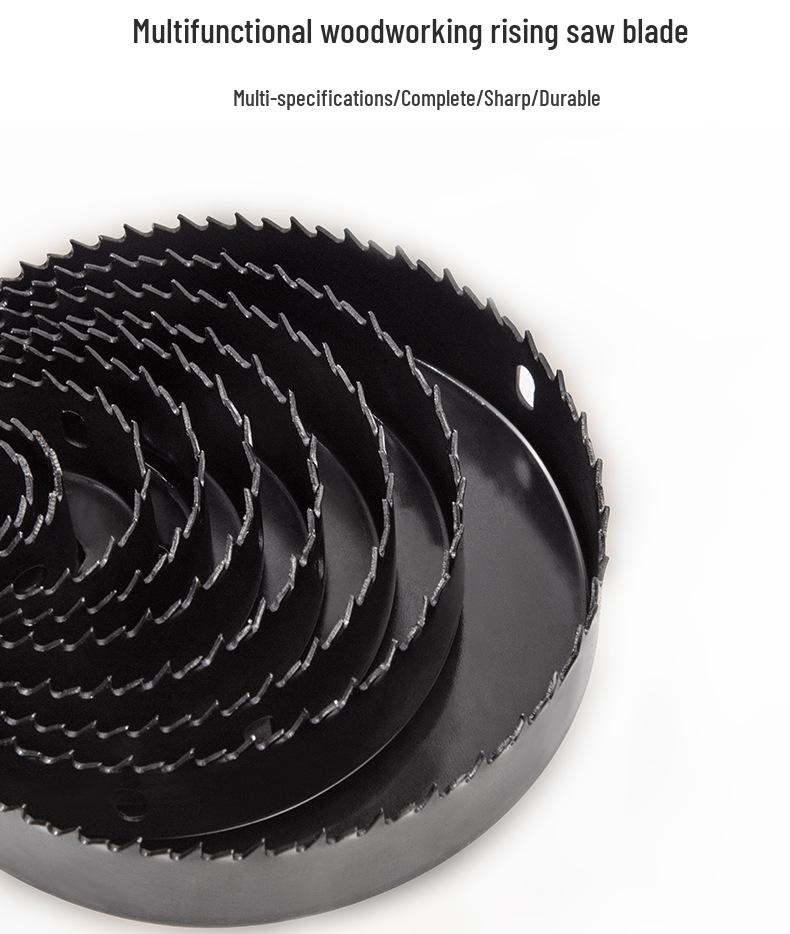 Woodworking Hole Saw Set for Wood, Gypsum, PVC, Plastic - Round Bit Downlight Drilling Tool