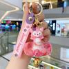 Cartoon Cat Swimming Ring, Bell, Keychain, Schoolbag, Pendant, Trinkets, Drift Bottle, Xingdailu Small Gift.