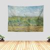 Nature Landscape Tapestry Wall Hanging Meadow Field Boho Decor Art Polyester Print for Living Room Bedroom Home Wall Decor