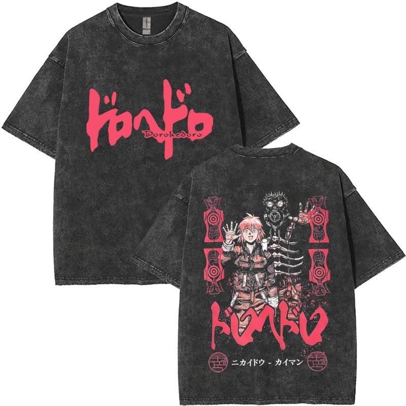 

Gothic Manga Rock T-shirt Men s Hip Hop Oversized Short Sleeve T-shirts L