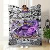 A Powerful Figure In Purple Uses Gravity-based Abilities In Battle. for All Seasons Blanket Lunch Break Throw Gift