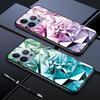 Pouzdro na telefon z tvrzeného skla pro Huawei P30Lite Honor 90Lite 9X X6A X9B Infinix Hot40 Note30 Tecno Spark20 Moto G15 G22 Měkký okraj Nárazuvzdorný Hladký kryt