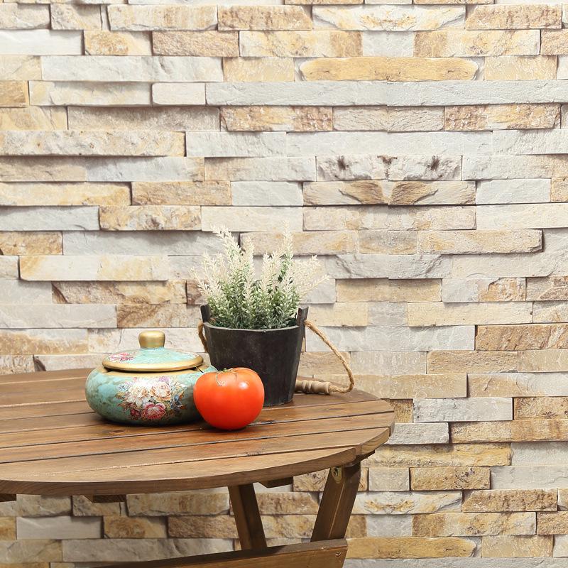 Black Retro Brick Wallpaper: Self-Adhesive, Waterproof, Moisture-Proof, Antique Tile Wall Sticker