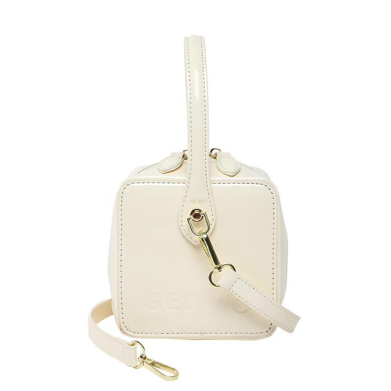 

Нишевая текстура портативная коробка-сумка женская новая модная маленькая квадратная сумка однотонная сумка-мессенджер косметичка рот красный конверт