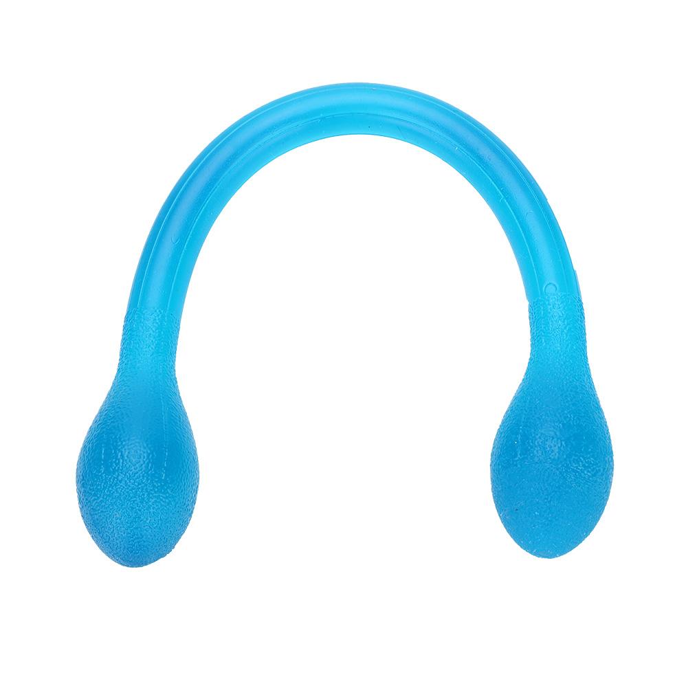 Yoga Pull Rope Silicone Resistance Band Gym Muscle Fitness Chest Expander Set (Blue)