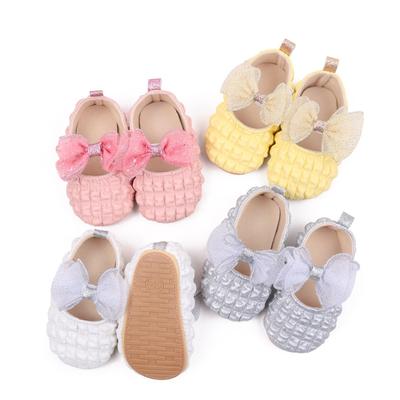 Chaussures de Mode pour Bébé Printemps Nouvelles Chaussures en Cuir pour Enfants Semelle Souple Chaussures Décontractées pour Filles Anti-Dérapantes Chaussures de Marche pour Bébé Chaussures Simples pour Enfant