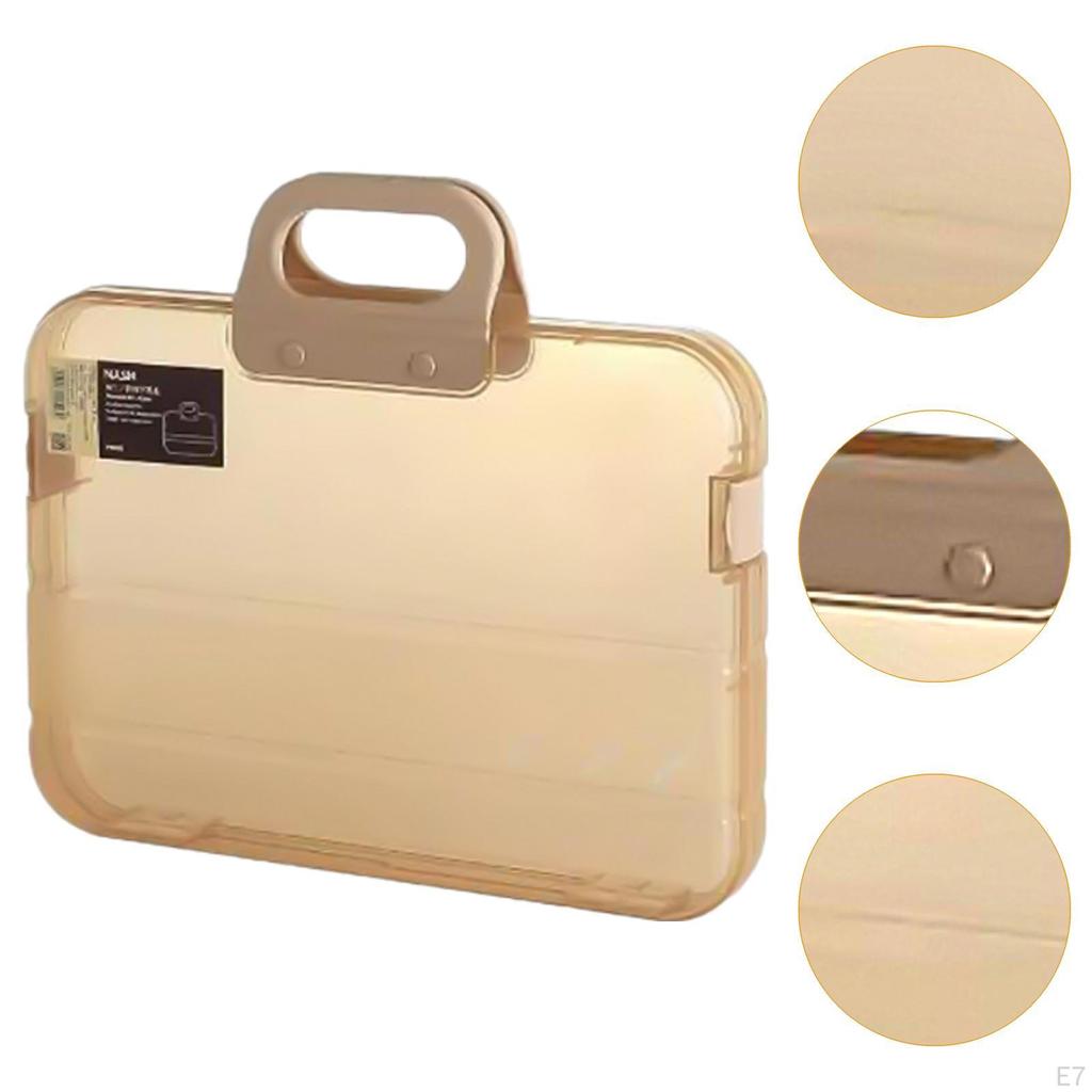 A4 File Storage Box for Office Use with Snaps Documents And Drawings