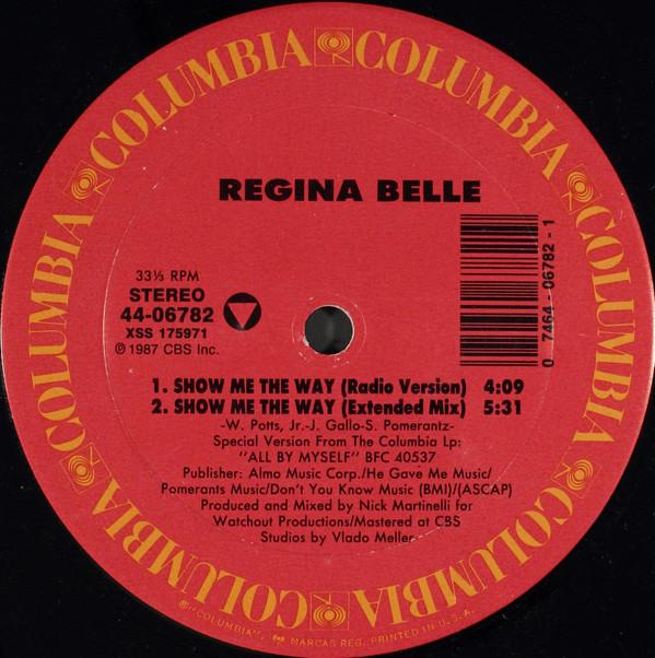 

12inch Record REGINA BELLE - Show Me The Way 4406782 Columbia 1987 US Soul/Funk Used