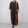 2026 Autumn Men's Striped Exotic Long-Sleeve Shirt-Robe
