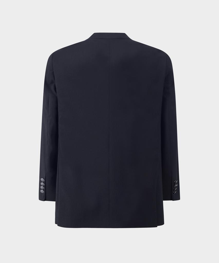 Brooks Brothers Classic Fit Single 3-Button Silver Hardware Blazer (Navy) (Bbjbmnz503)