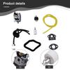 Trimmer Carburetor for Tanaka CG22EA 211cc TCG22EAB Brush Cutters Includes Air Fuel Filters Gaskets Bulb and Fuel Pipe Kit