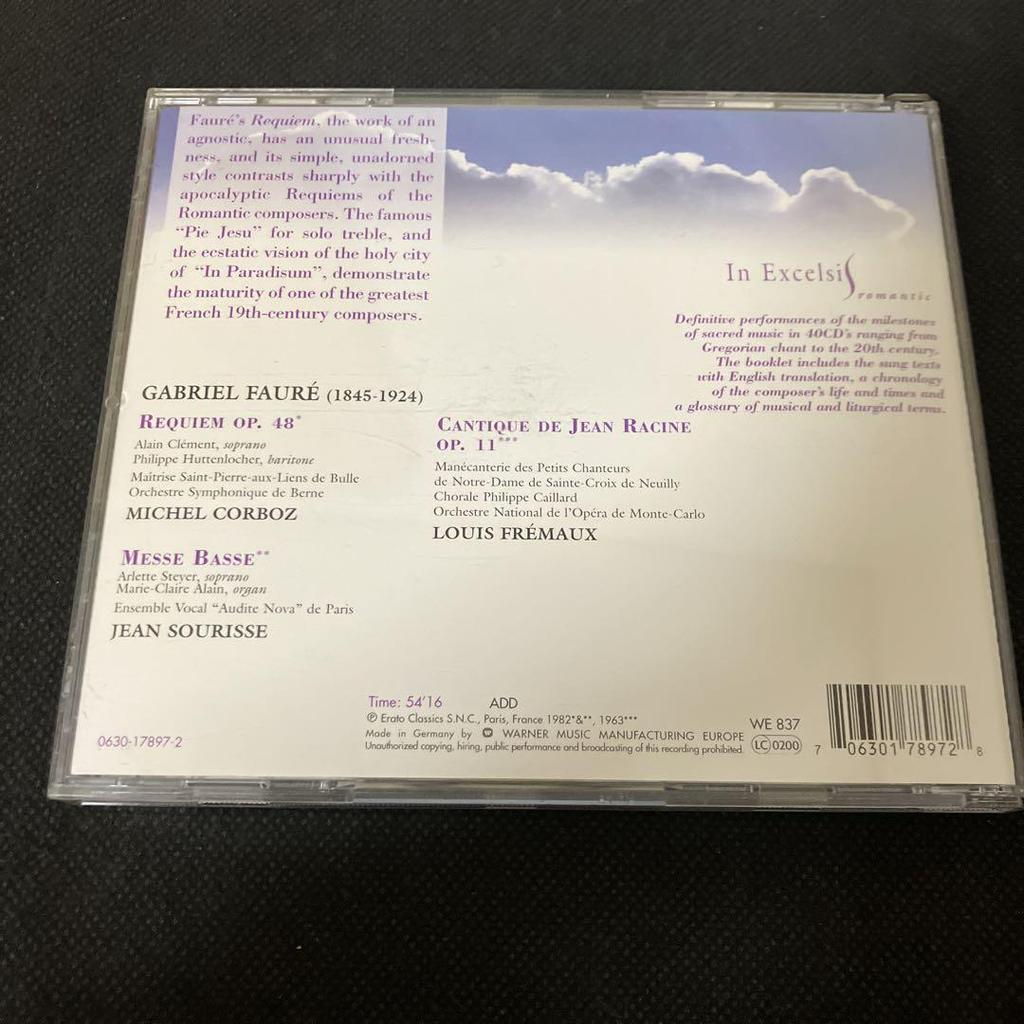 [USED] FAURE Requiem Michel Corboz