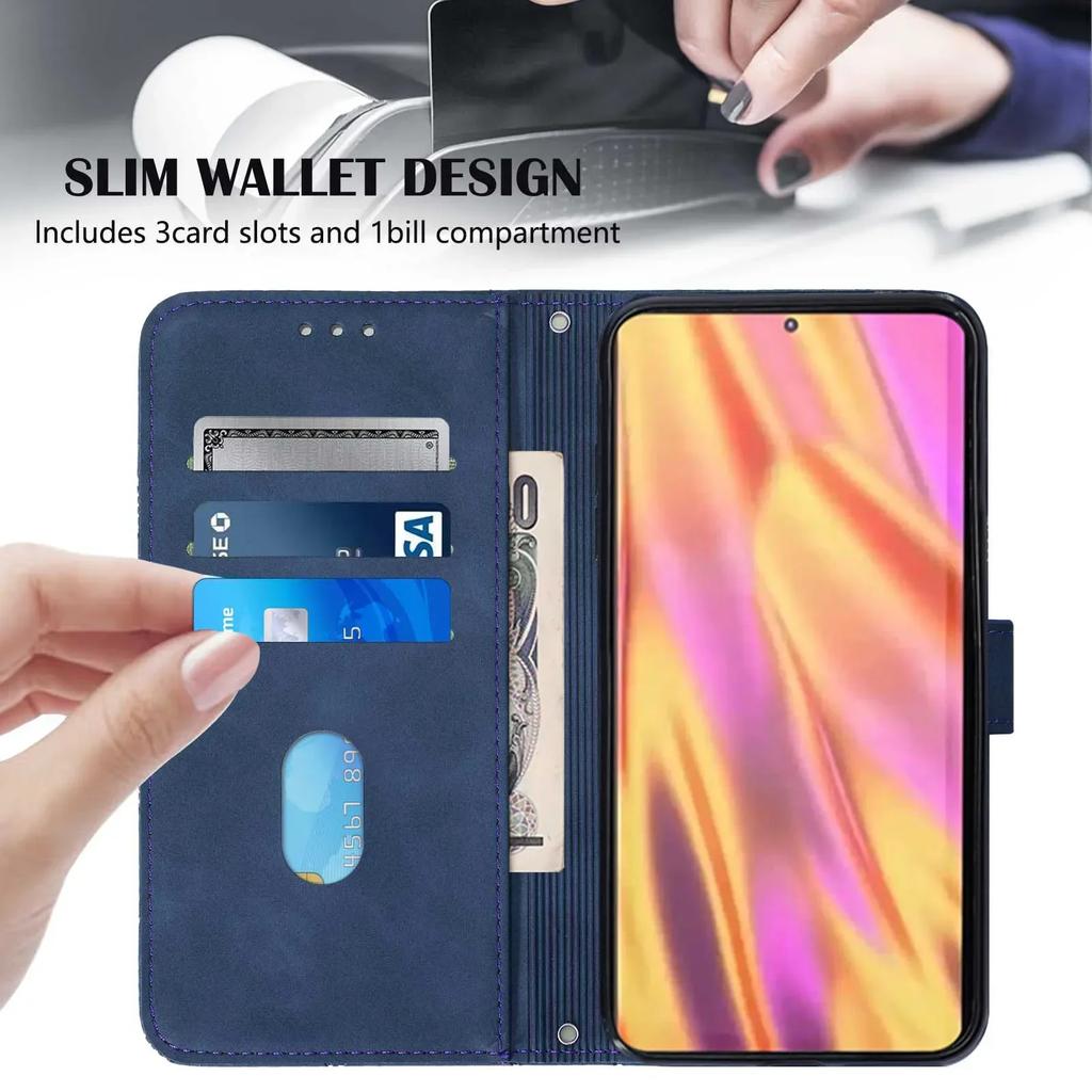 Crossbody Wallet Case for Samsung Galaxy S24 S23 S21 S22 Ultra Plus A73 A53 A33 A13 A14 A34 A54 with Card  Holder Leather